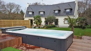 Swim-Spa Premium Aufbau